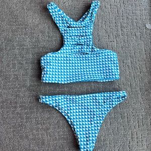 NWOT Mikoh Geometric Top & Bottom Bikini